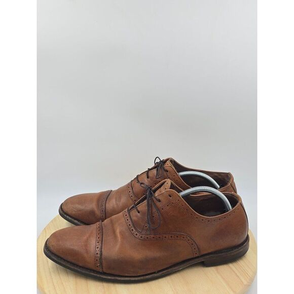 Allen Edmonds Evanston Leather  Walnut Oxford Dress Shoe Mens Sz 13D - Picture 2 of 8